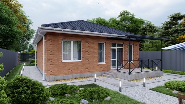 Одноэтажный дом ст.Новотитаровская ул.Выгонная