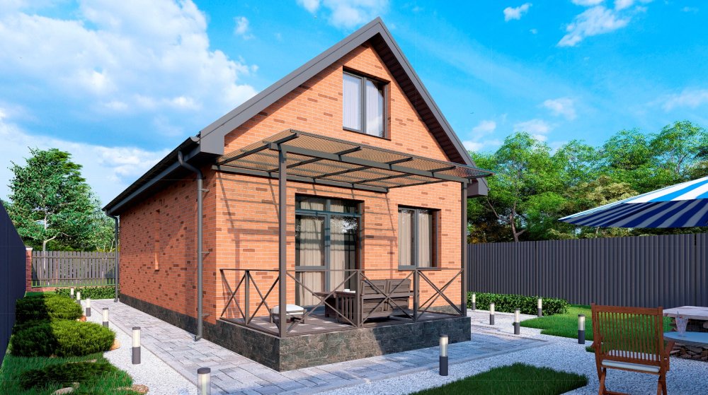 Двухэтажный дом п.Южный СНТ Ивушка ул.Грушевая