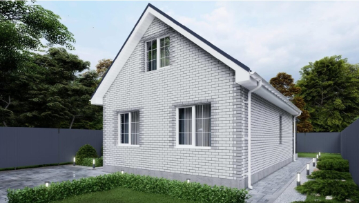 Двухэтажный дом СНТ «Труд», Тополинная 68