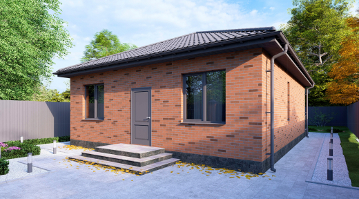 Одноэтажный дом ст.Новотитаровская ул.Выгонная