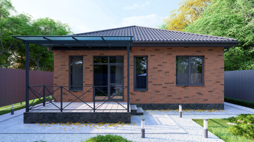 Одноэтажный дом ст.Новотитаровская ул.Выгонная