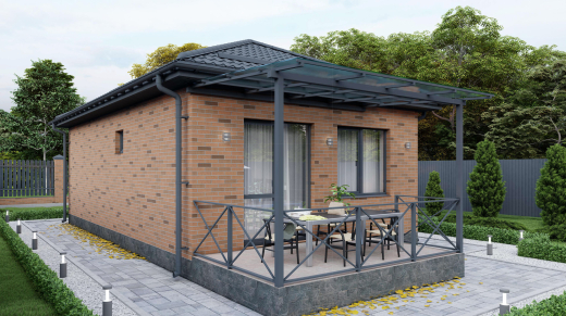 Одноэтажный дом с. Красносельское ул.Пушкина