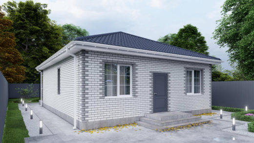 Одноэтажный дом ст.Новотитаровская ул.М.Жукова 8