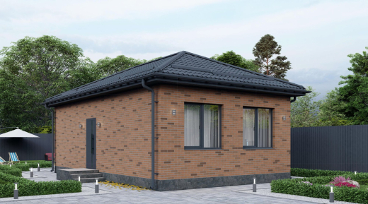 Одноэтажный дом с. Красносельское ул.Пушкина