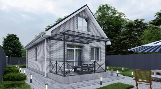 Двухэтажный дом СНТ «Труд», Тополинная 68