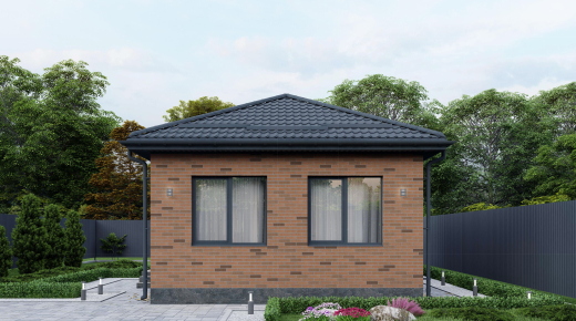 Одноэтажный дом с. Красносельское ул.Пушкина