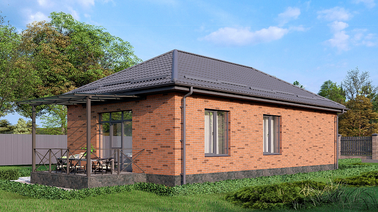 Одноэтажный  дом СНТ «Ивушка», Ягодная 61