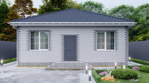 Одноэтажный дом ст.Новотитаровская ул.М.Жукова 8